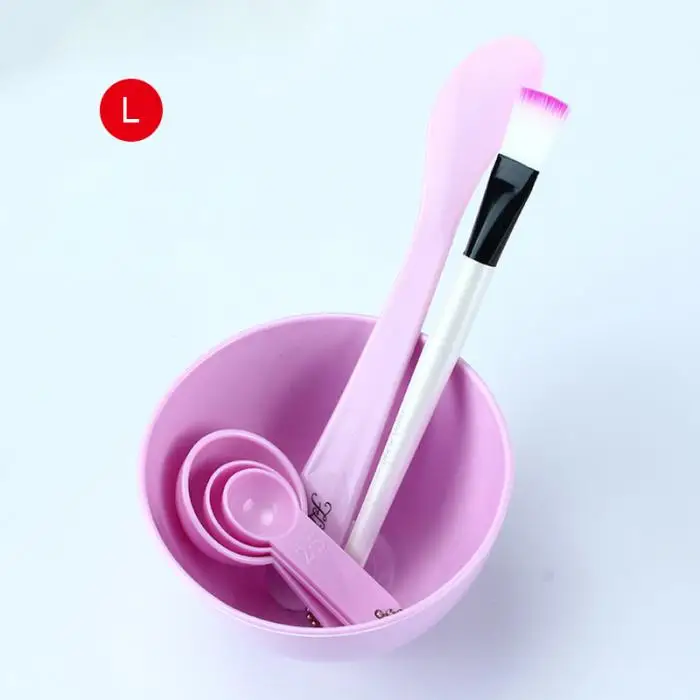 6 шт./компл. Макияж DIY миска для масок для лица силиконовые косметические кисти ложка дома Красота по уходу за кожей ящик для инструментов