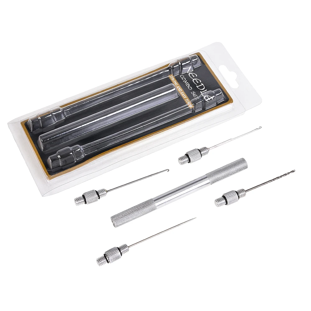 5 в 1 набор игл для ловли карпа приманок инструментов наживки буровая дрель