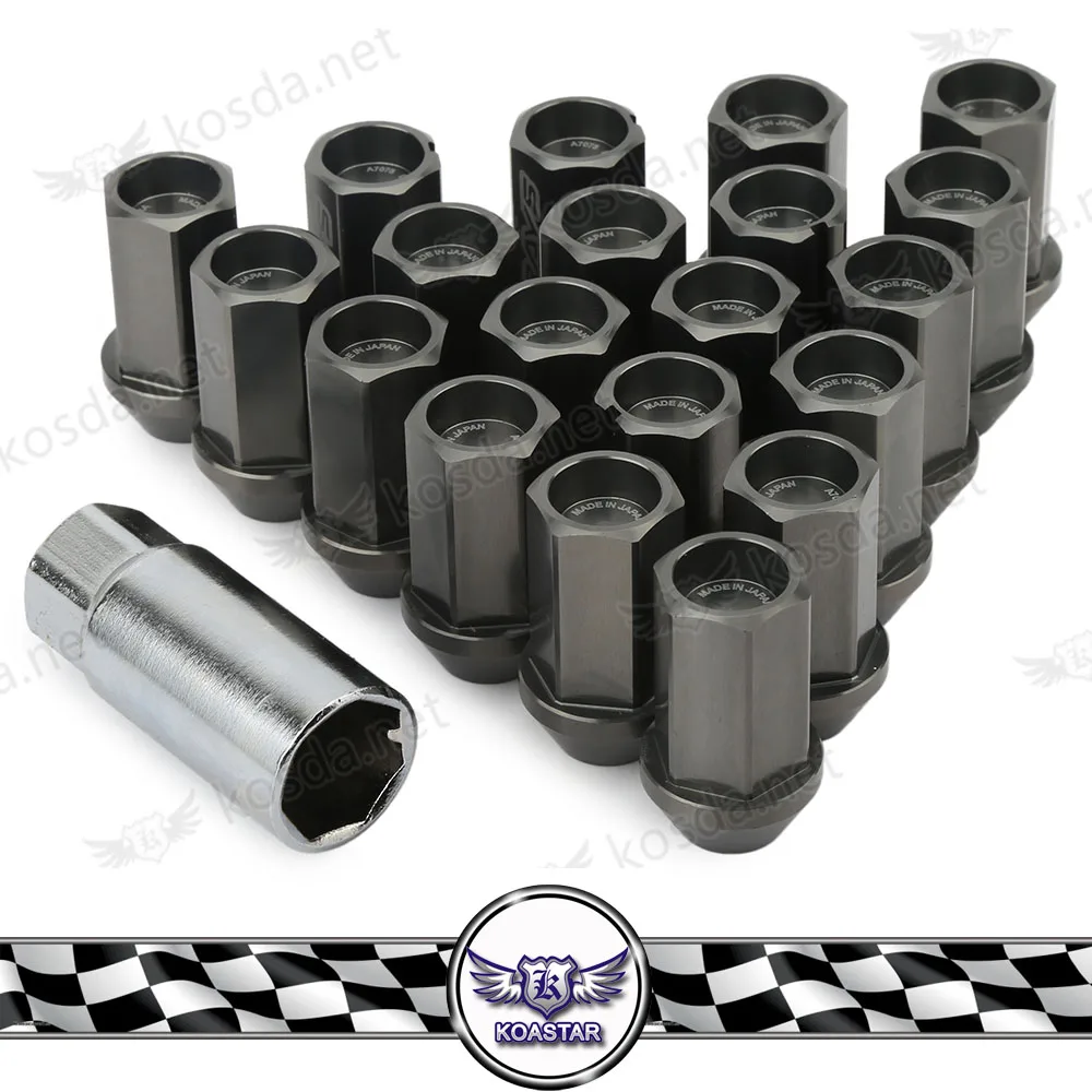 7075 Aluminum Alloy Wheel Lock Nuts Dura 42mm With Ray Logo M12xP1.5 | Автомобили и мотоциклы
