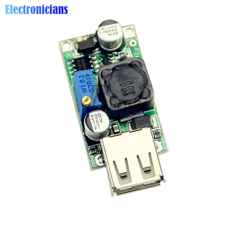DC-DC Boost Converter 3V Up 5V to 9V 2A USB Output Voltage Step-up Module DIY High Efficiency | Электронные компоненты и