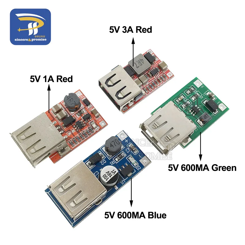DC-DC регулируемый Повышающий Модуль источника питания USB аккумулятор 0,9 V~ 5V литр 5V 600MA 1A 3A USB выход зарядное устройство Повышающий Модуль