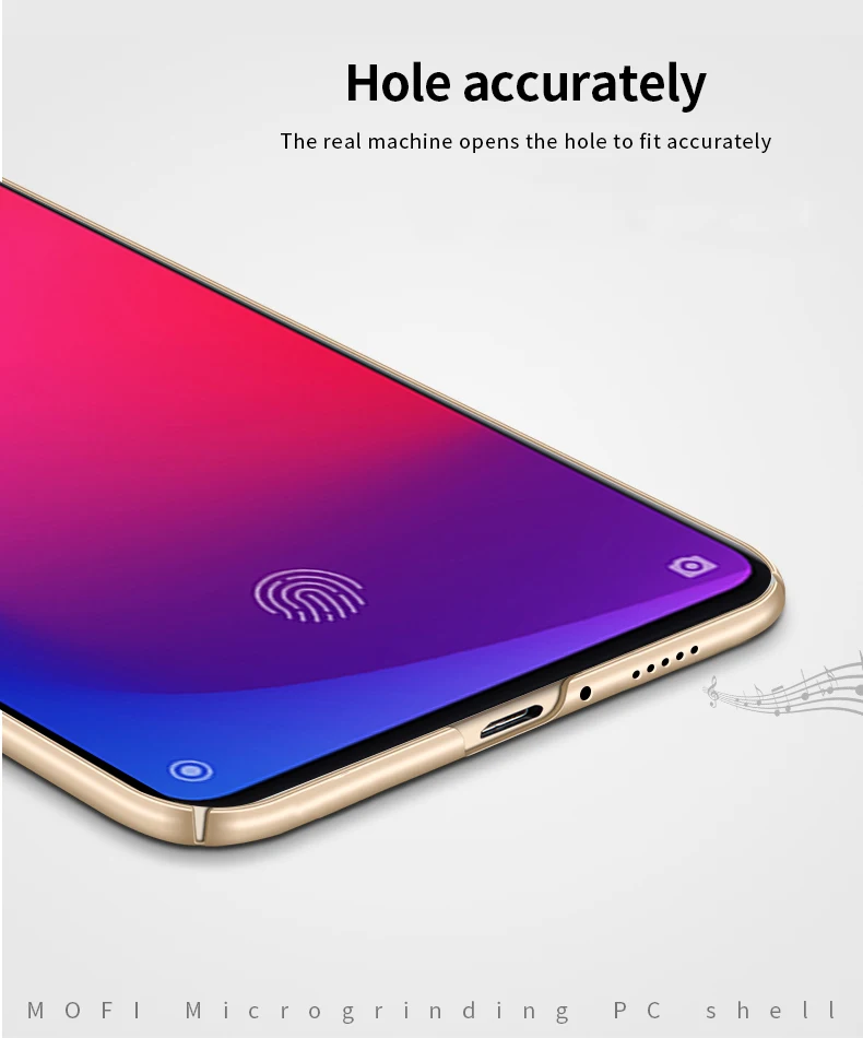 Чехол MOFI для Redmi K20 /K20 Pro K20Pro пластиковый жесткий чехол телефона из поликарбоната
