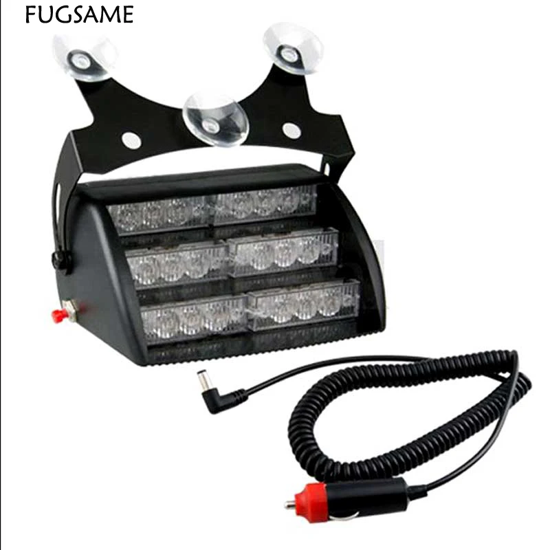 FUGSAME 18Led вспышка стробоскоп полицейский приборная панель аварисветильник свет