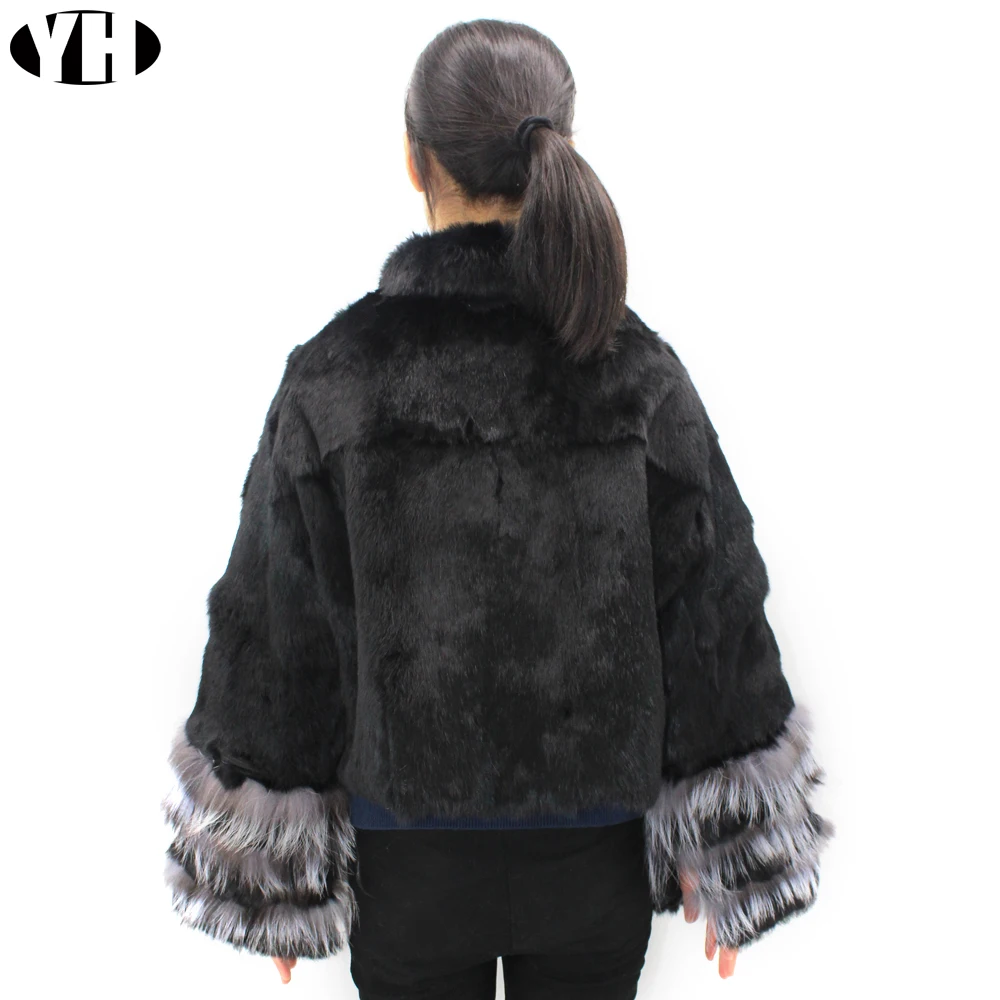 2019 Новое поступление зимняя женская модная теплая меховая куртка с натуральным