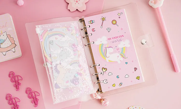 JUGAL, новинка, единорог, A6, еженедельник, спираль, блокнот, ручная книга, Kawaii, канцелярские принадлежности, дневник, ежедневник, блокнот, детский подарок