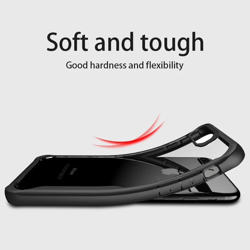 Case For iPhone X 10 7 Transparent Shockproof Cover 8 Coque 6 6s Plus 5 5s SE |