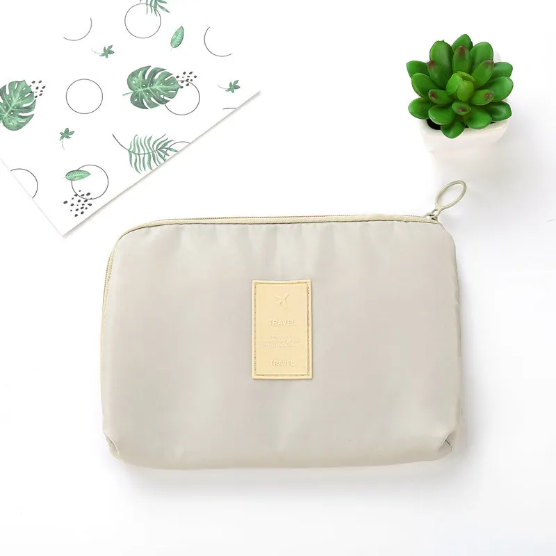 beige Водонепроницаемая дорожная сумка для хранения электроники USB зарядное устройство чехол органайзер для кабеля данных - Цвет: beige