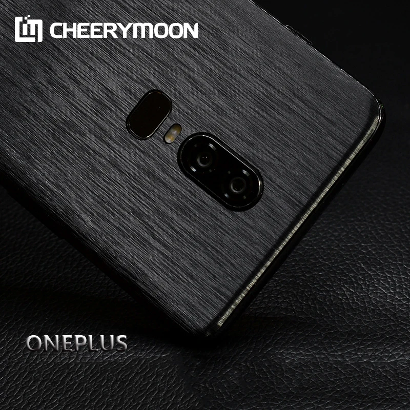 

Metal Brushed Pattern Decorative Back Film For ONEPLUS 6T One Plus 6T Mobile Phone Protector Matte Back Film Protective Stickers