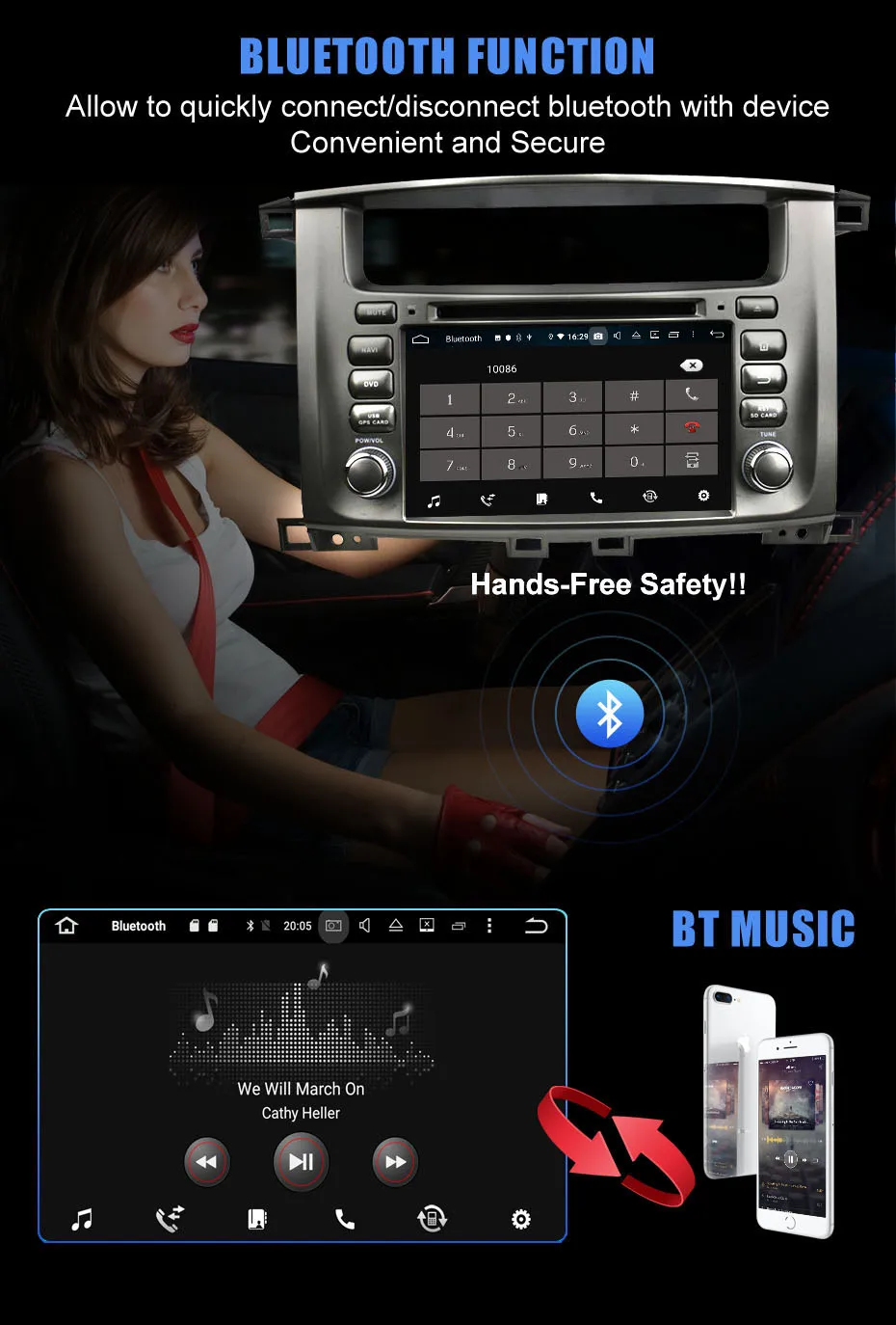 KANOR Android 9,0 Восьмиядерный 2 Din автомагнитола для Toyota Land Cruiser 100 Автомагнитола Аудио Видео плеер 2 Din gps Мультимедиа