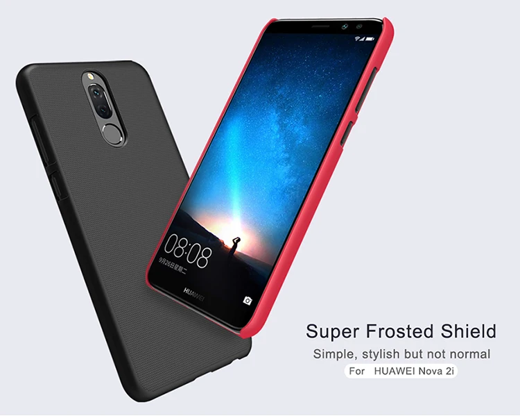 Чехол Nillkin для huawei mate 10 Lite матовый защитный чехол-накладка для huawei mate 10 Lite/Honor 9i Nova 2i с держателем для телефона