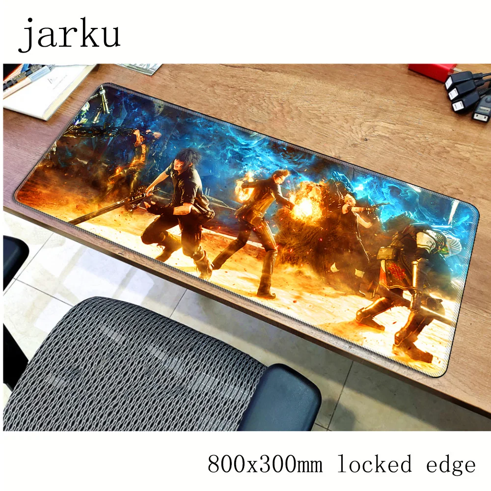 Игровой коврик для мыши final fantasy 800x300X3MM большой очаровательный эргономичный