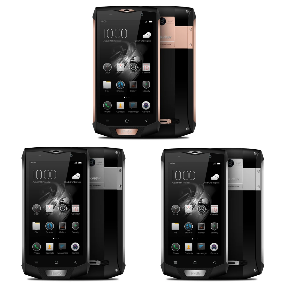 Blackview bv8000 Pro 4 г мобильного телефона отпечатков пальцев 5.0 &quotAndroid 7.0 mtk6757
