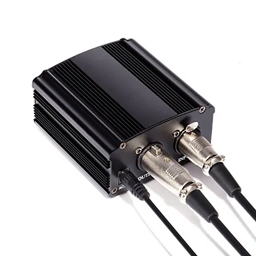 48V Phantom Питание с адаптером селфи-Стик, в качестве бонуса+ XLR Сделано в Китае 2 м Pin микрофонный кабель для любого конденсаторный микрофон музыка Запись оборудование