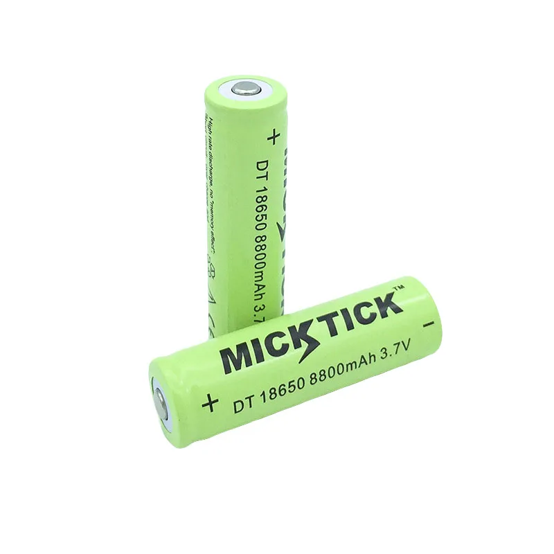 MICKTICK 18650 аккумулятор 8800 мАч 3 7 в литий ионная литиевая батарея для светодиодный