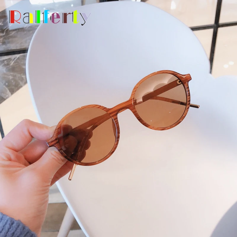 

Ralferty Round Sunglasses Women Men Vintage Retro Sun Glasses Female Shades UV400 Coating Eyewear 2019 gafas de sol mujer M8908