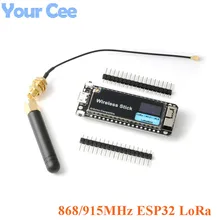 868/915 МГц ESP32 LoRa макетная плата Беспроводная палка SX1276 протокол LoRaWAN wifi BLE oled-дисплей с антенной для Arduino
