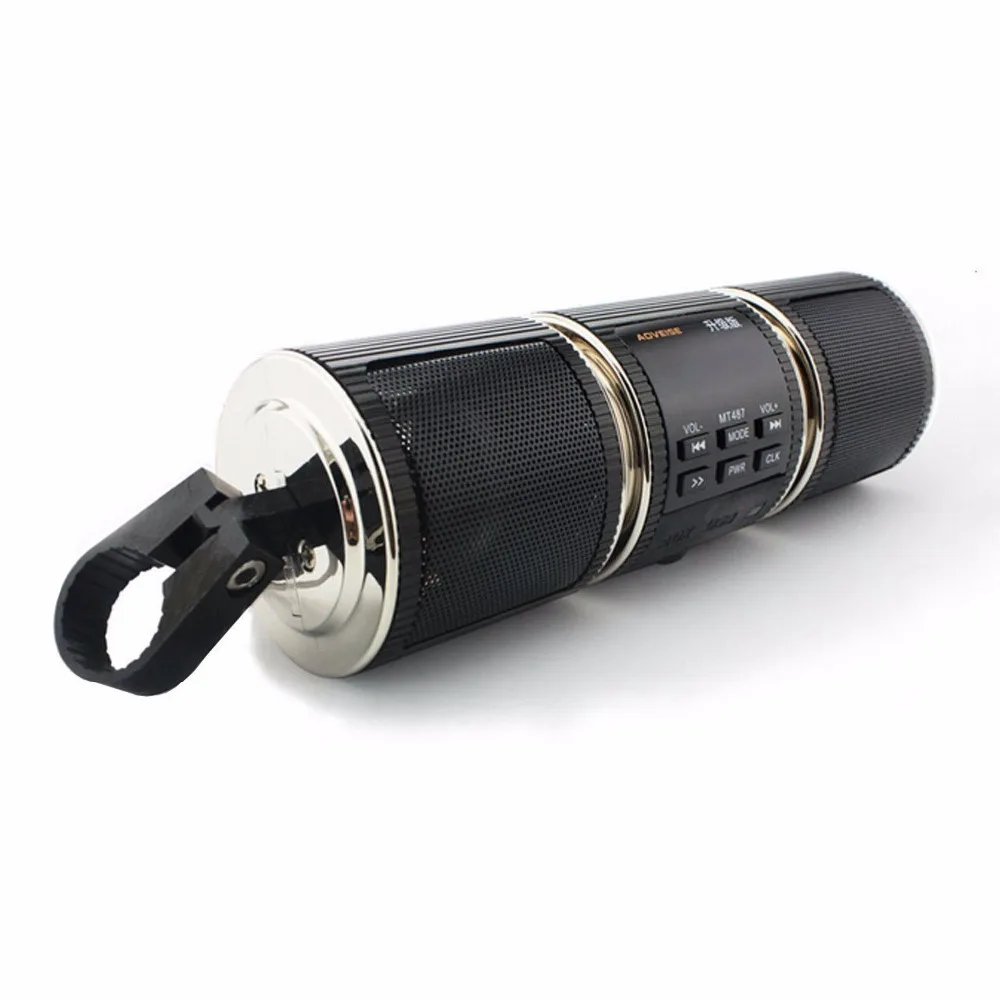 MT487 мотоцикл динамик Bluetooth V2.1+ EDR аудио плеер водостойкий стерео динамик fm-радио AUX USB TF MP3-плеер