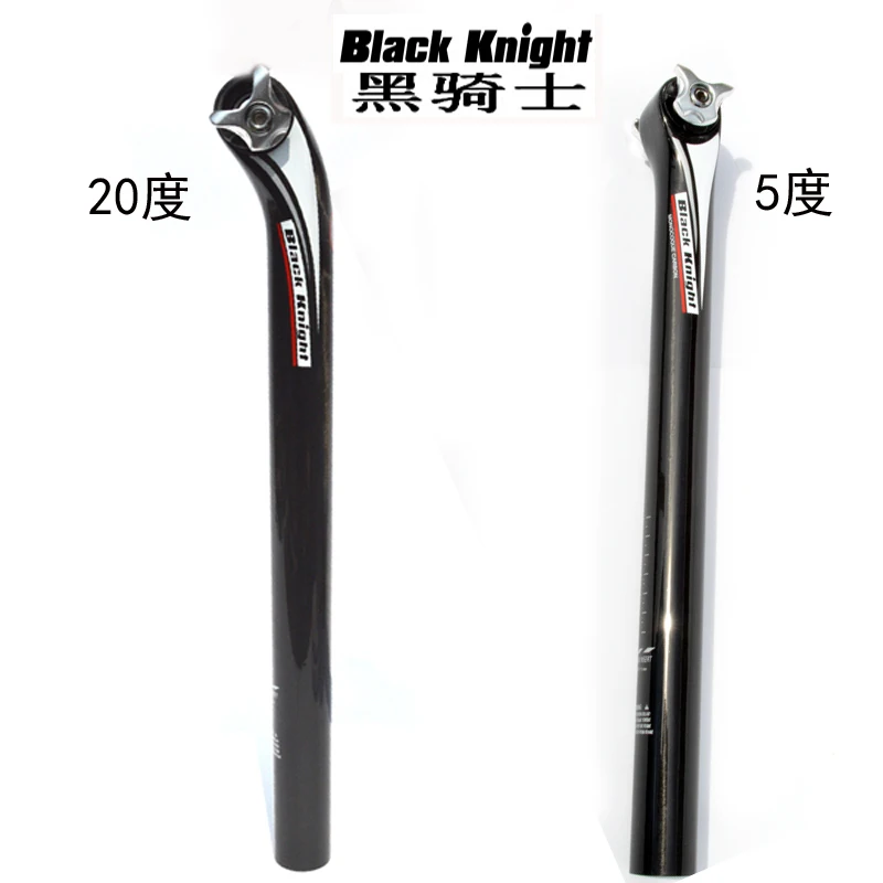 Black Knight XXX Carbon Fiber Bike Seat Post Cycling Carbon Road Bicycle Seatpost offset 20MM  25.4mm 27.2  30.8  31.6 X 400mm