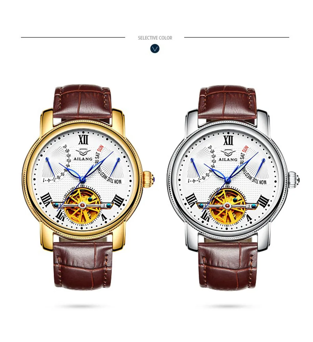 

AILANG Mens Watches Top Brand Luxury Tourbillon Watches Sapphire Fashion Mechanical Watch Men Casual Automatic Wrist watch