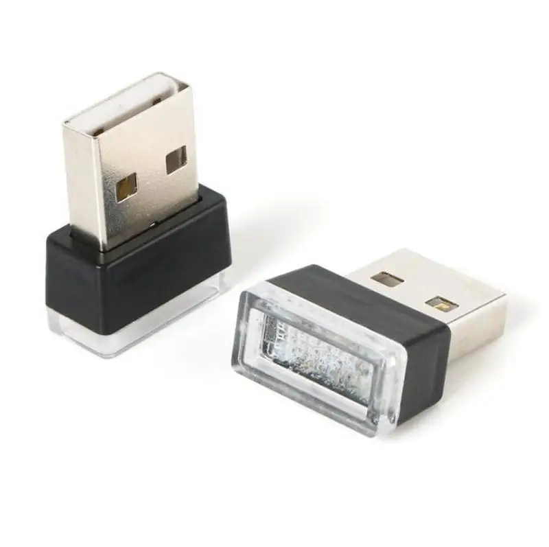 1 шт., автомобильный USB светодиодный светильник, декоративная лампа, аварийное освещение, универсальный портативный пк, подключи и работай