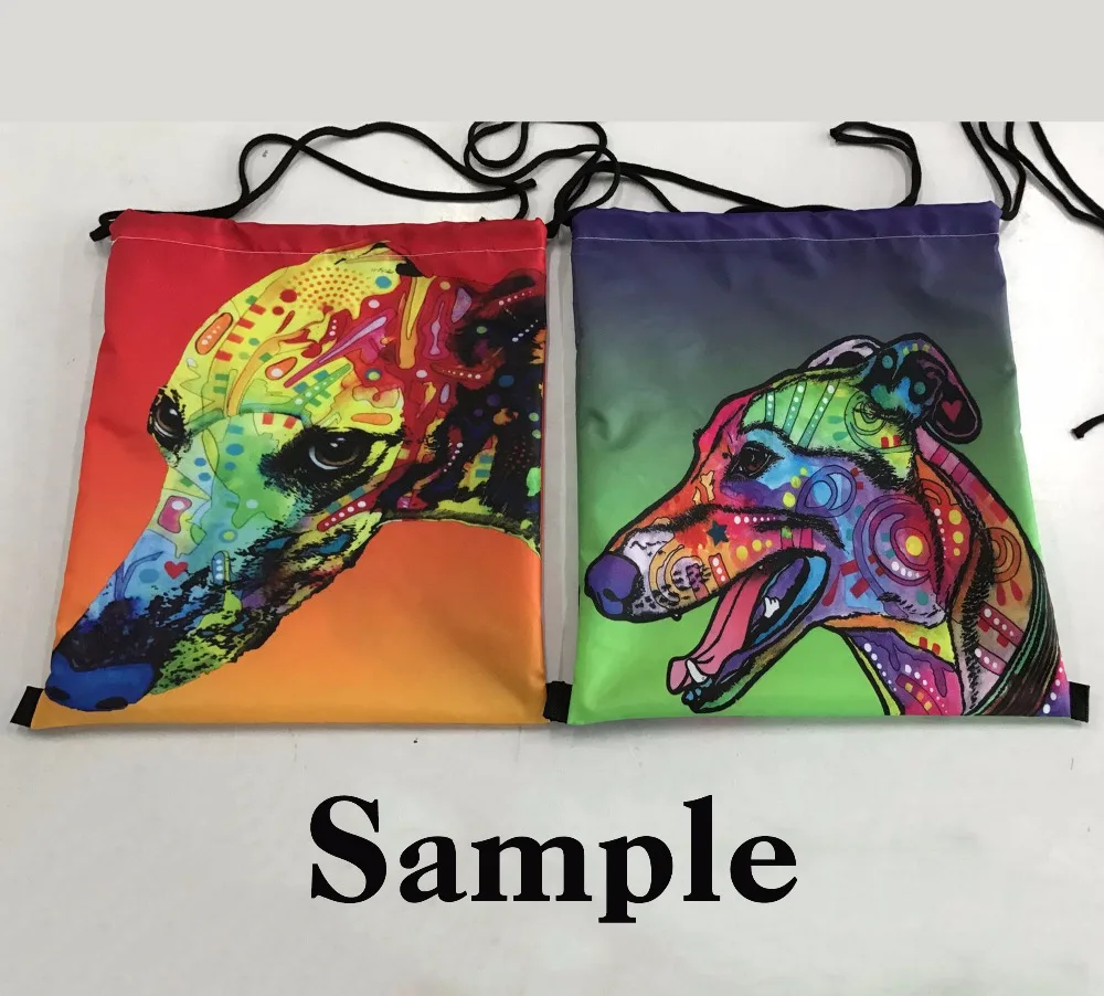 Сумка для рисования с милыми краями цветная сумка двустороннего рисунка милых