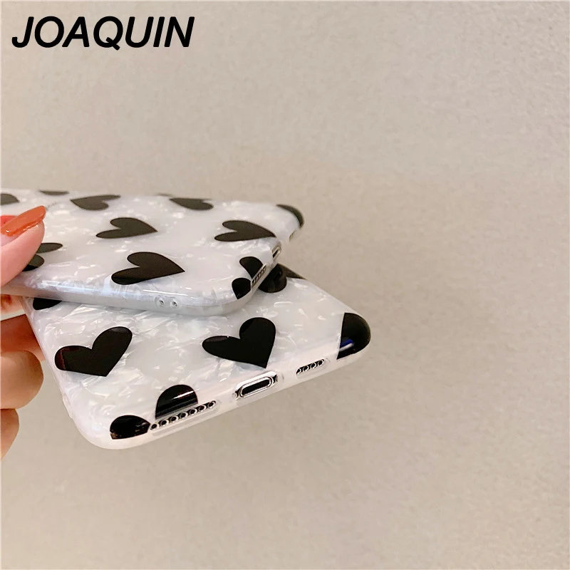 Korea Hot Sale Case for iPhone 6 6S 7 8 Plus Soft Silicone IMD Full Body Cases X XS MAX Cover Conch Shell Capa Fundas |