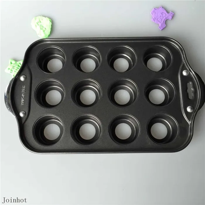 Железная антипригарная мини палочка для кексов 12 дюймов|mini cheesecakes|tart pancupcake pan |