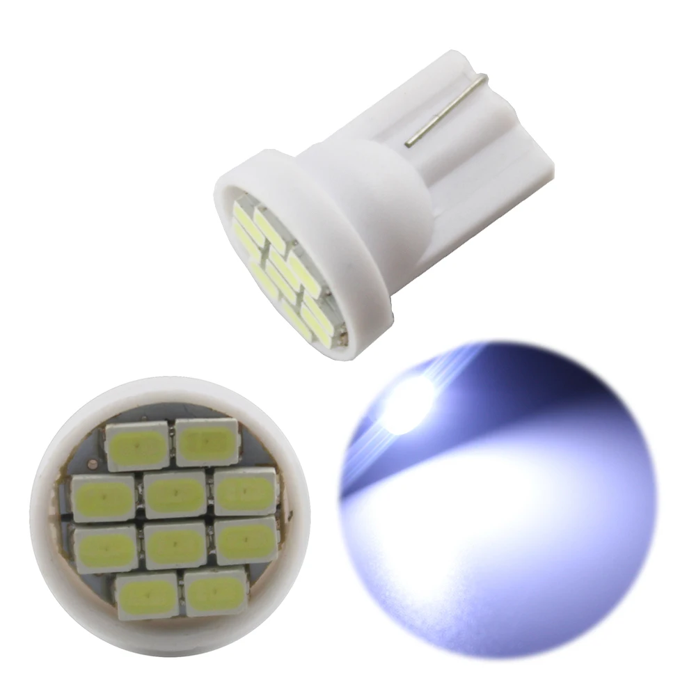 1000 шт. T10 W5W 194 168 1206 8 SMD светодиодный Авто 12 В DC Светодиодный индикатор лампы