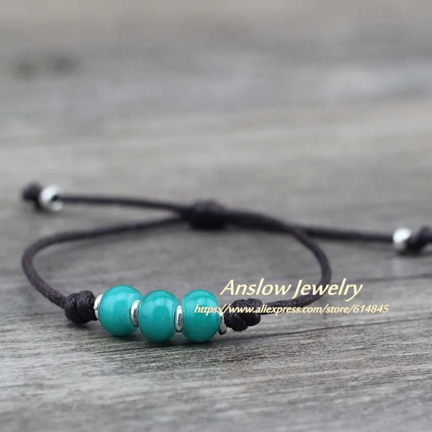 Anslow Горячая сладкий корейский ручной работы DIY Шарм Bijoux кожаный браслет для женщин браслеты дружбы подарок на день матери LOW0493LB