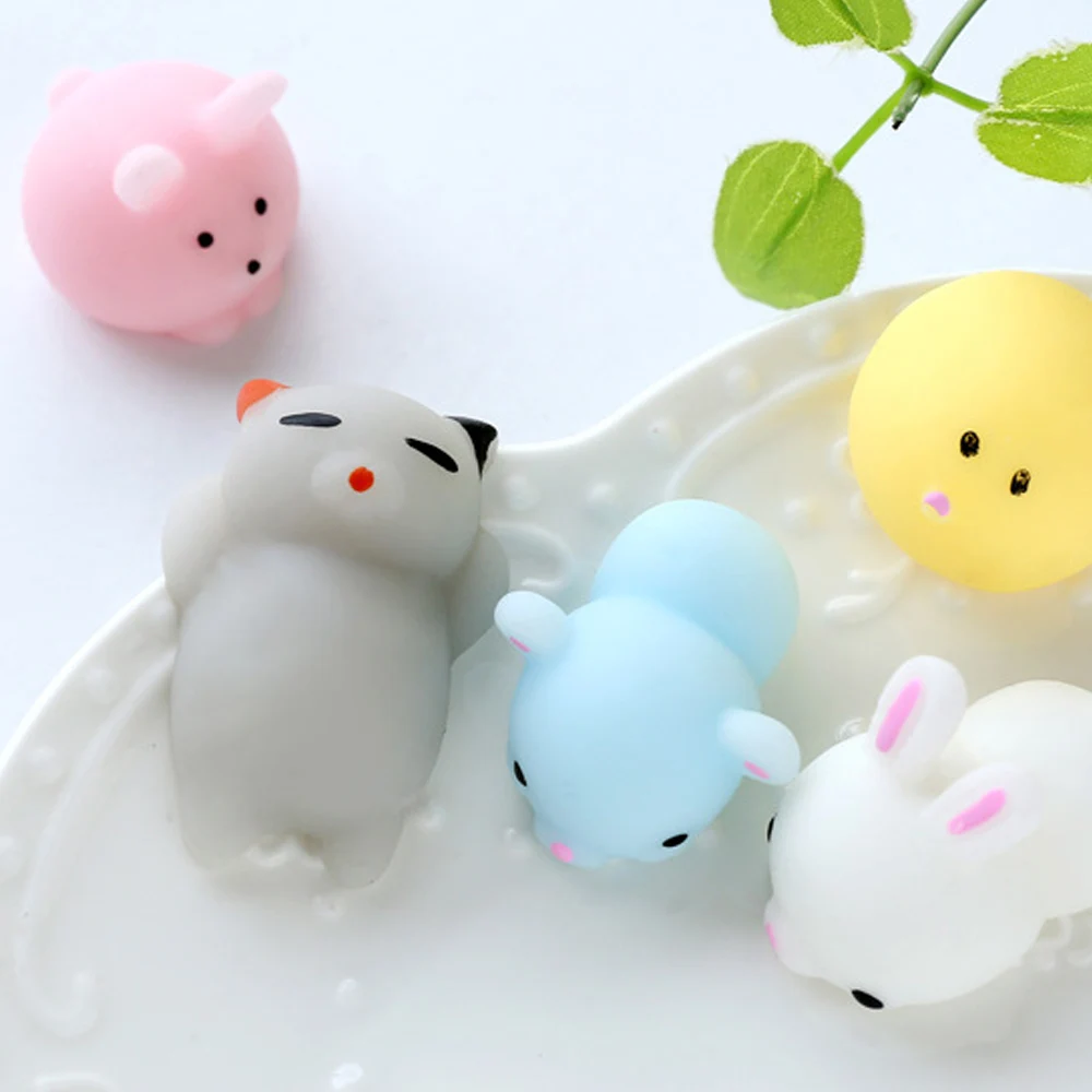Besegad 15 мини Mochi мягкий милый мультяшный мяч антистресс мягкая липкая смешная