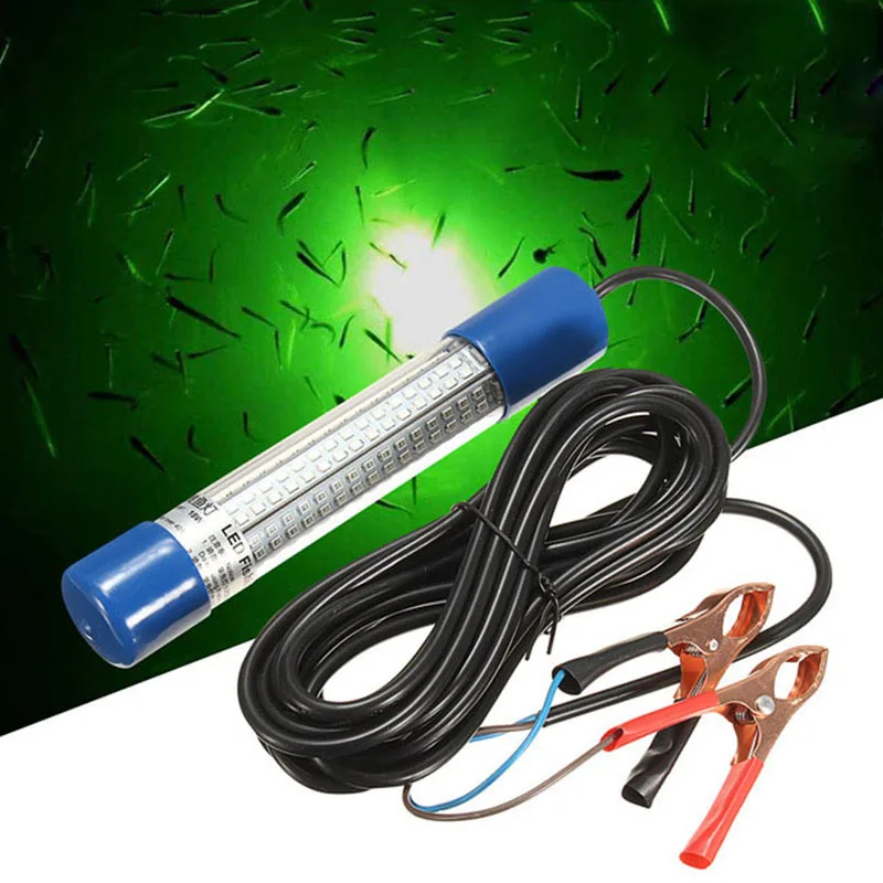 

1 Pcs LED Blue Shell Underwater Fishing Lamp Night Fishing Light Dock Decorative Light 12-24V