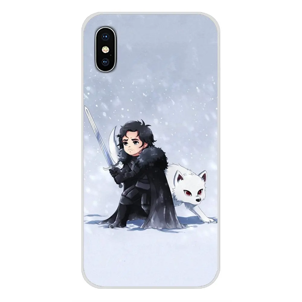 Для Huawei P Smart Mate Honor 7A 7C 8C 8X 9 P10 P20 Lite Pro Plus прозрачный мягкий чехол Чехлы для Jon Snow Game of