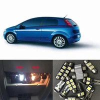10pc x perfect canbus led bulb interior overhead reading dome map light kit for 2000 2017 fiat punto grande punto 188 199