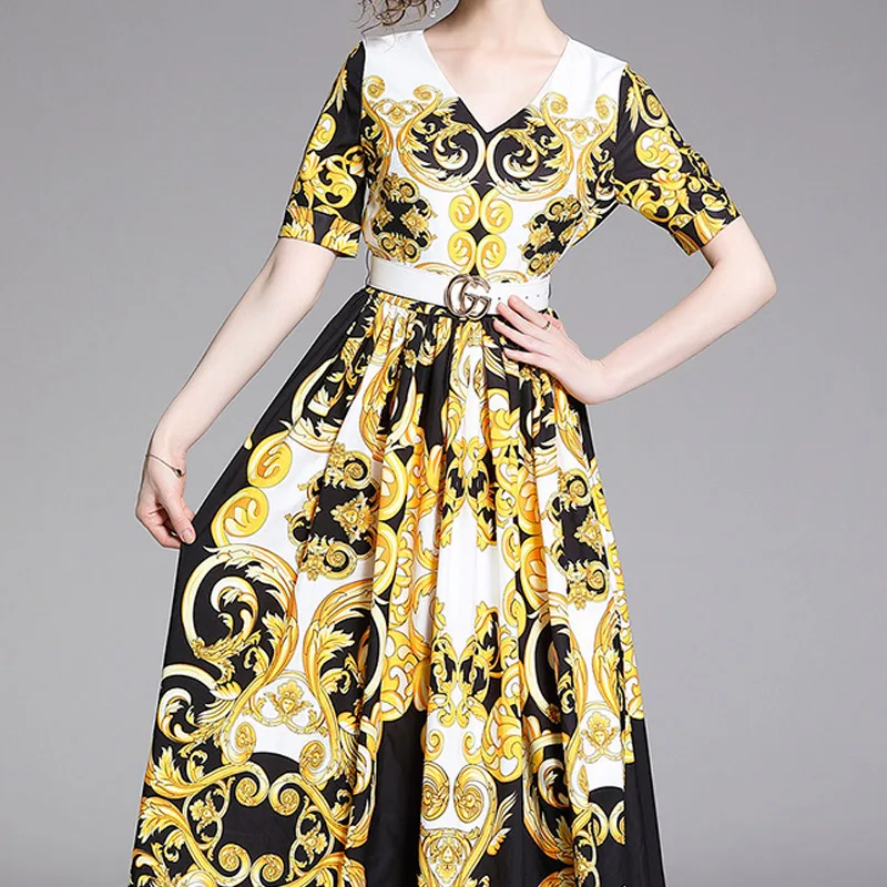 Летнее женское платье 2019 пикантные Винтаж облегающее элегантное в стиле бохо с v