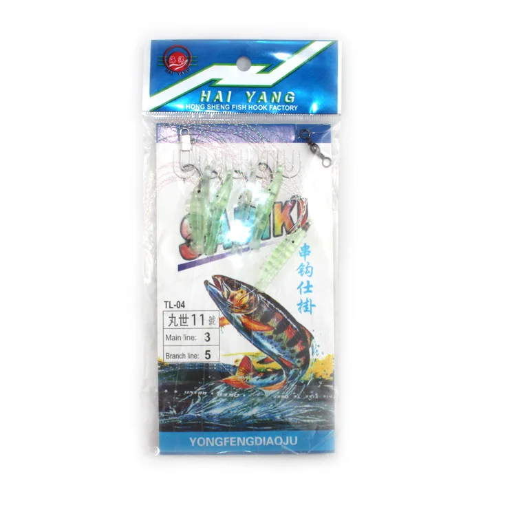 Бесплатная доставка яркая неоновая приманка Товары для рыбалки|shrimp hook|lure luminousbait