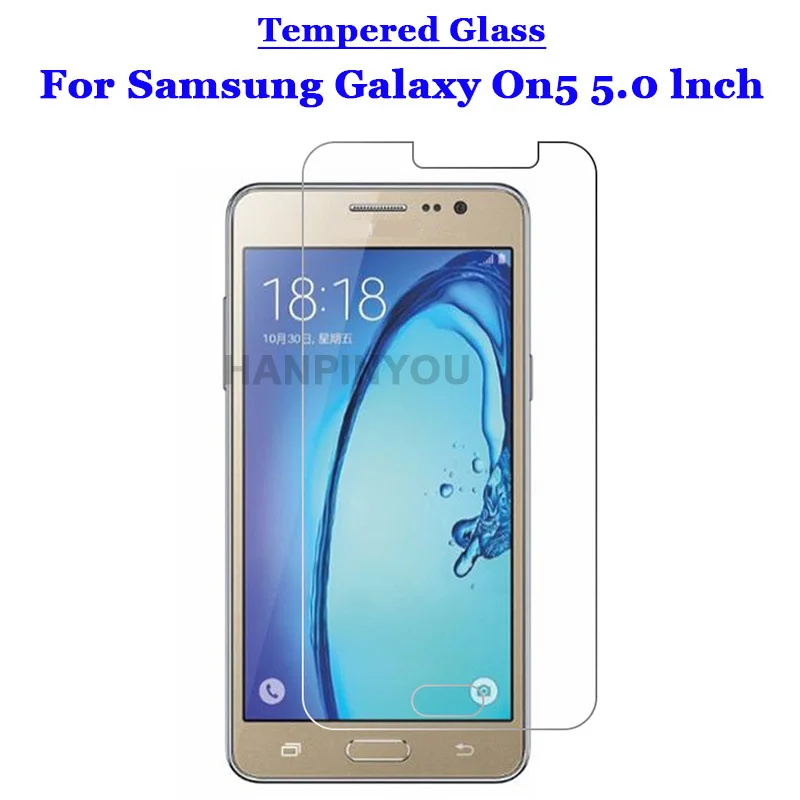 For Samsung Galaxy On5 2015 Tempered Glass 9H 2.5D Premium Screen Protector Film On 5 O5 G5500 G550 5.0&quot | Мобильные телефоны и
