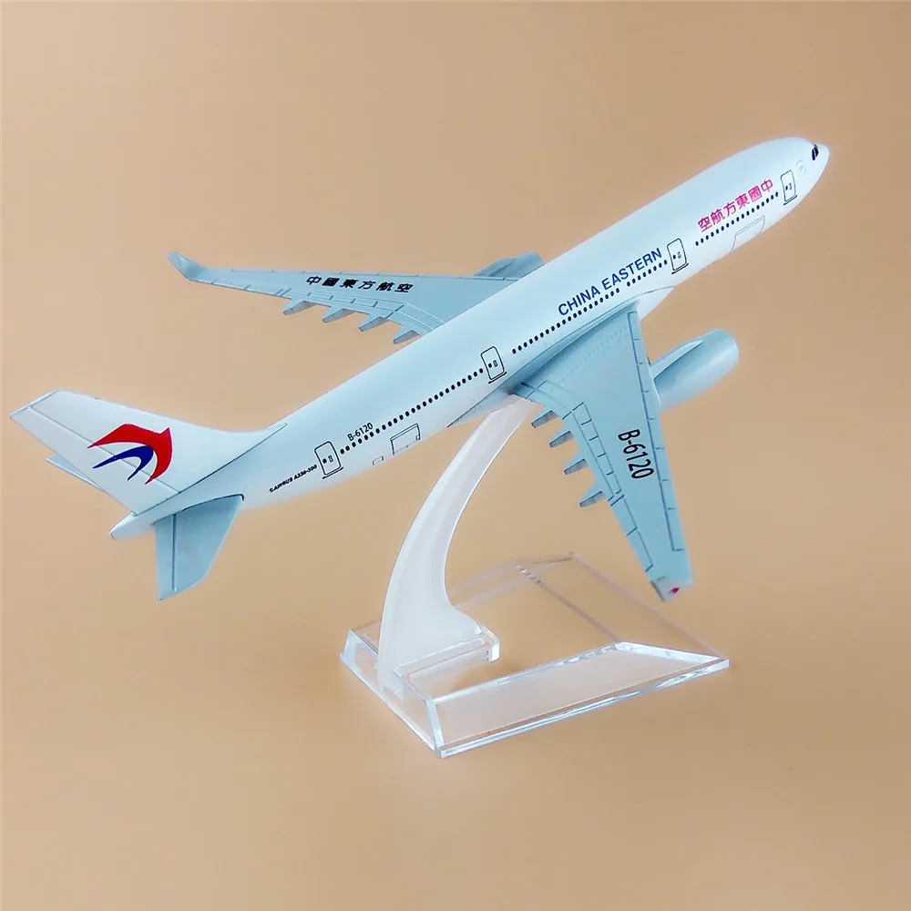 16 см металлический самолет модель Air China Восточной Airways Airbus 330 A330 самолета W Стенд |