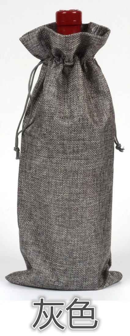 10 шт Слепой Мешок Джутовая Ткань пакет для красного вина масло камелии оливковое