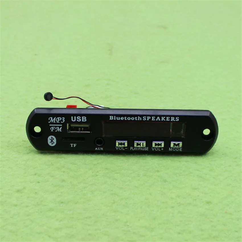 CNIKESIN diy Car 12V 3.5 AUX Bluetooth phone MP3 decoder board module lossless call | Электронные компоненты и