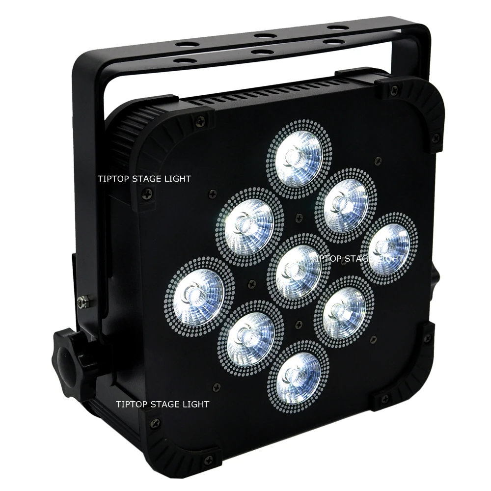 20 шт./лот 9x15 Вт 5в1 Led Par свет DMX512 квадрат профиль 5/9 каналов диско 90в 240в RGBWA Цвет DMX