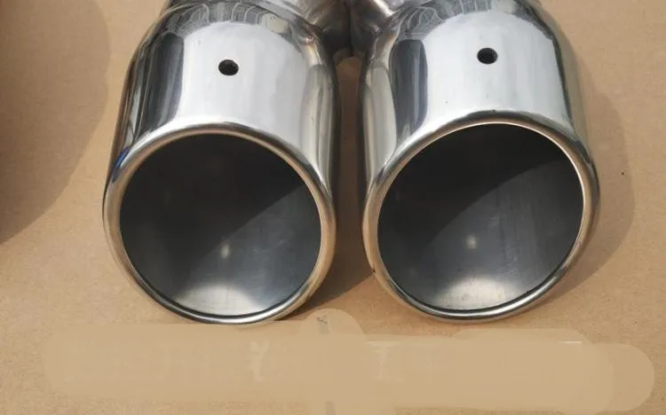 Задний хромированный глушитель для Peugeot 3008 2013 2014 2015 2016|pipe end|trim chrome3008 chrome |