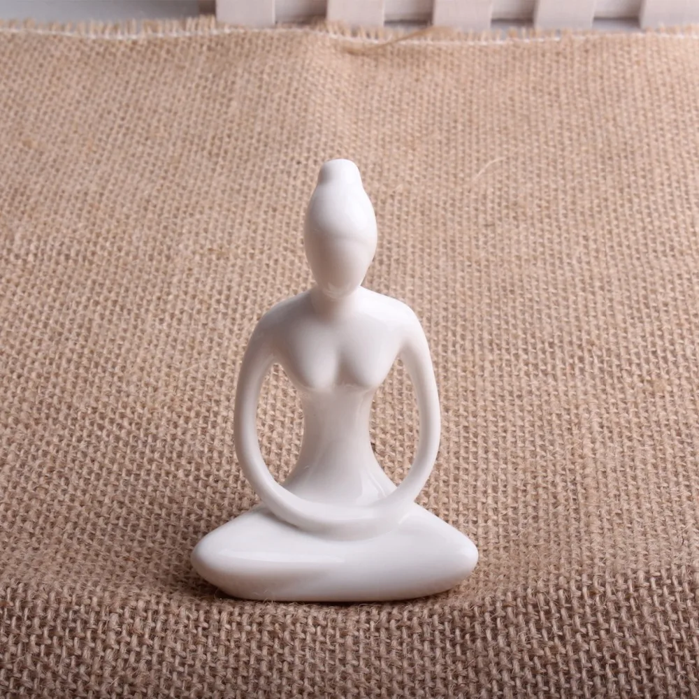 Фигурки для йоги настольные садовые статуи дзен аксессуары женские