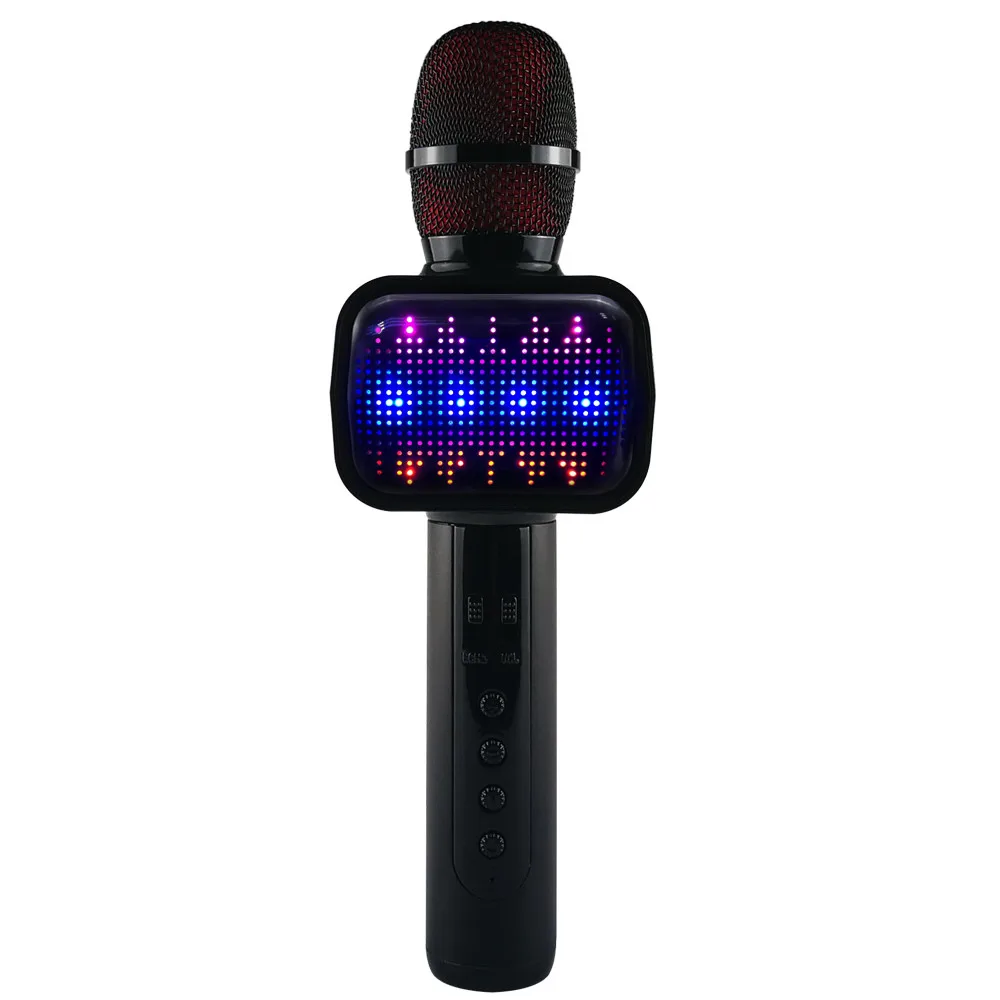 Bluetooth динамик с микрофоном Mikrofon беспроводной караоке музыкальный плеер ручной