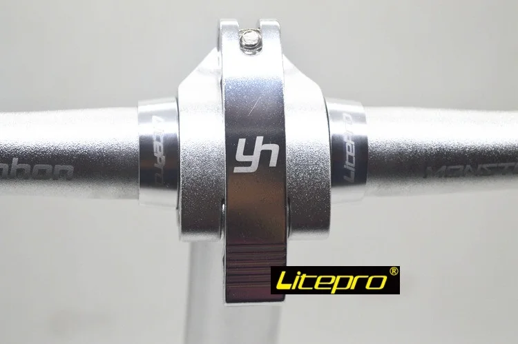 Silver Litepro 412 складной велосипед вынос руля фиксирующее кольцо 25,4 мм руль предел крепления Кольцо складной велосипед аксессуары - Цвет: Silver