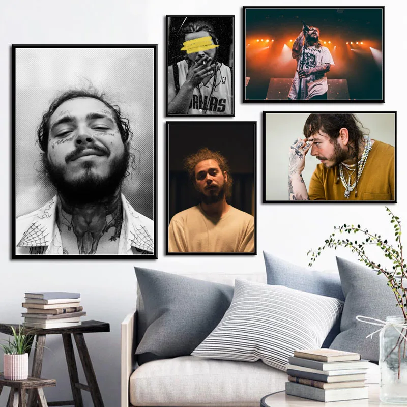P616 Post Malone хип хоп рэп музыка Звезда Певица новый пользовательский художественная
