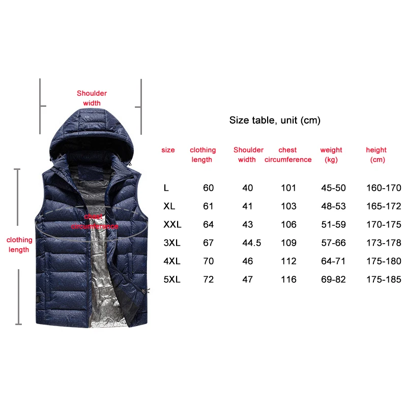 куртка с подогревом жилет usb отопления|Жилетки для похода| |