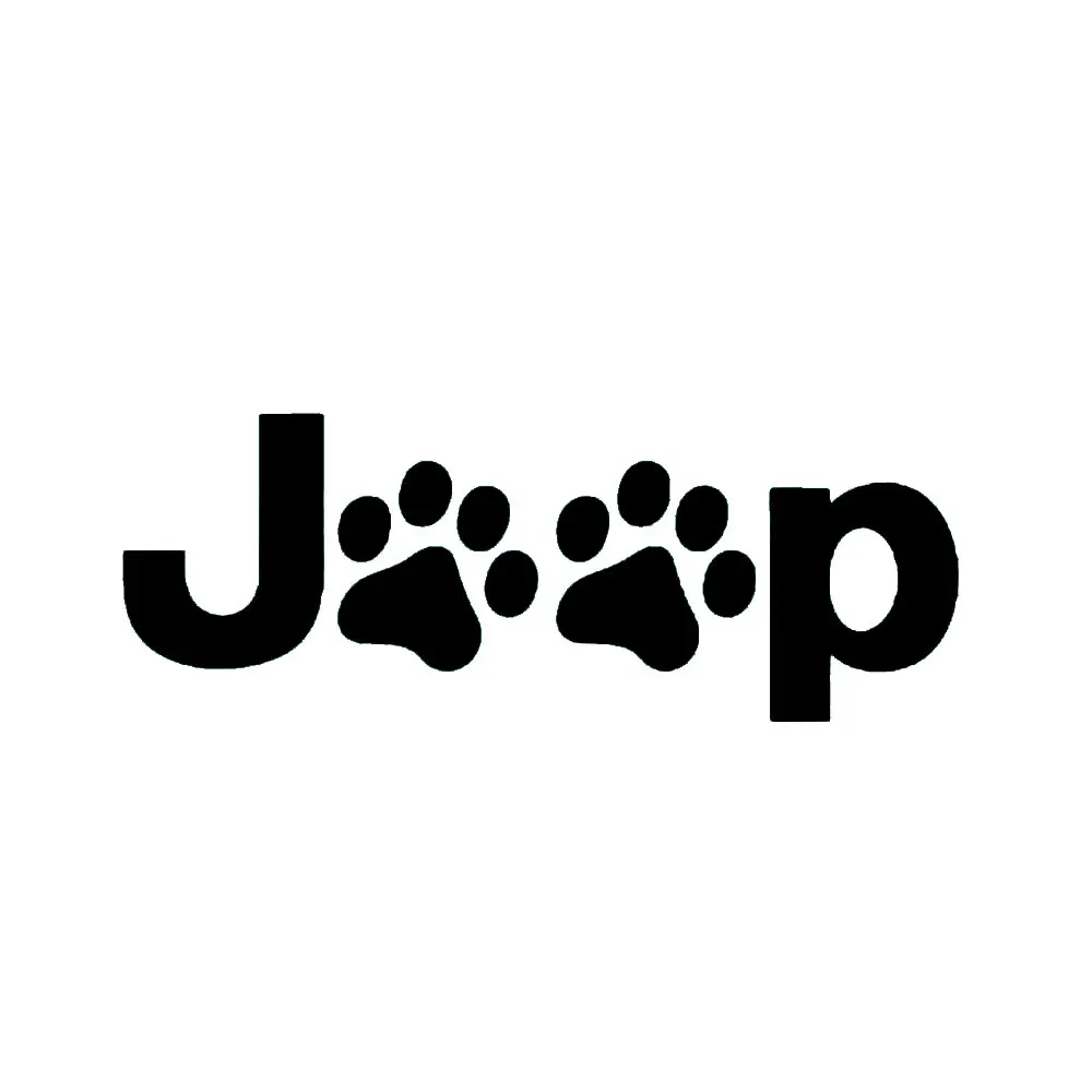 23,8 см X 10,4 см для Jeep Wrangler, кошка, собака, лапа, принт, виниловый бампер, наклейка s, для автомобиля, грузовика, окна, коробки для инструментов, настенная наклейка для ноутбука, ноутбука