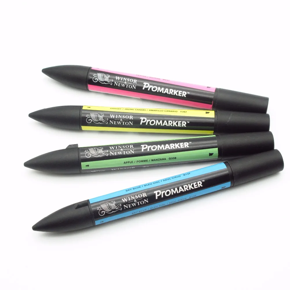 Набор графических маркеров Winsor & Newton Promarker Twin с жестким наконечником|Маркеры для