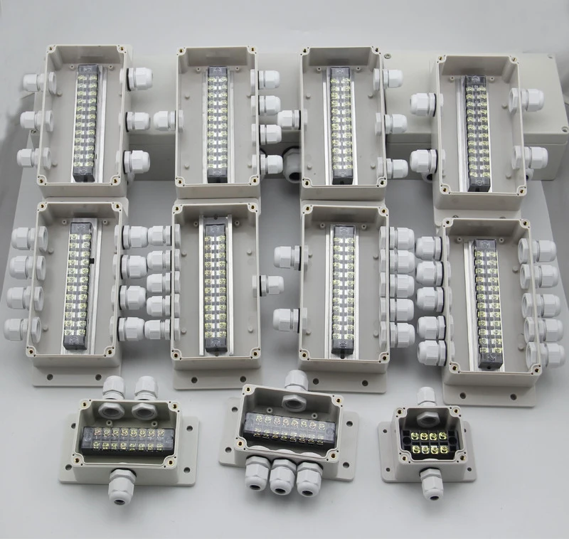 Водонепроницаемые распределительные коробки ABS для подключения внешних