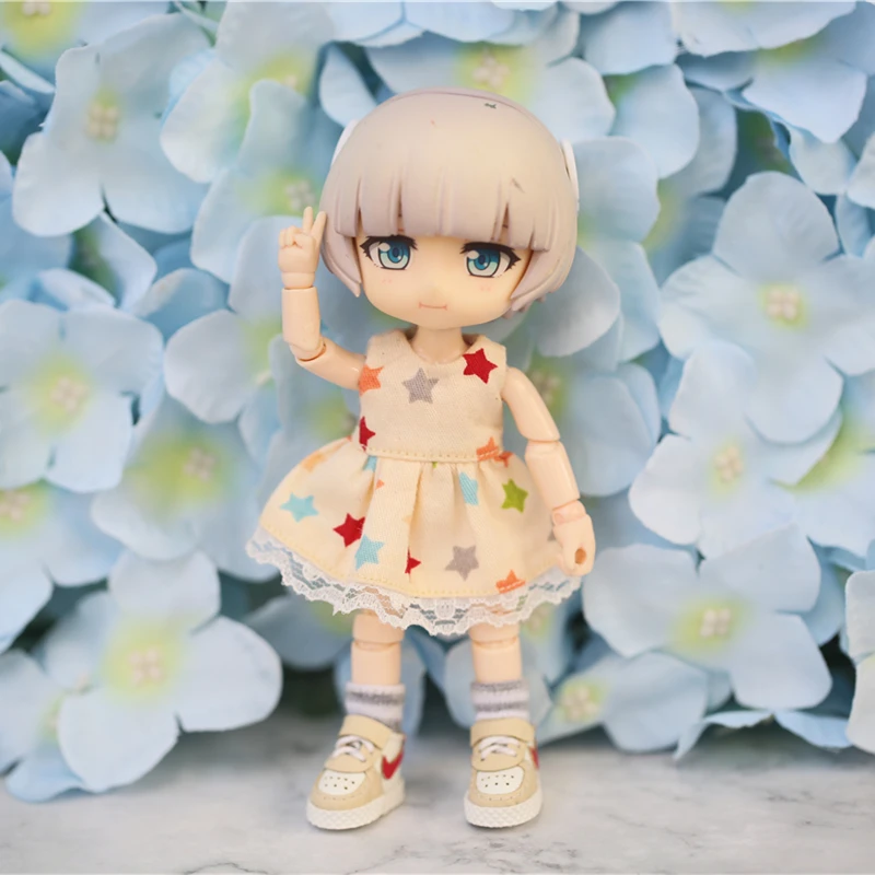New 1PCS Fashion ob11 Dolls Dress Cute Sky Star Basic for OB11 1/12 bjd Accessories Clothes dolls | Игрушки и хобби